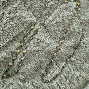 Swarovski Silver Necklace with Iridescent Accents